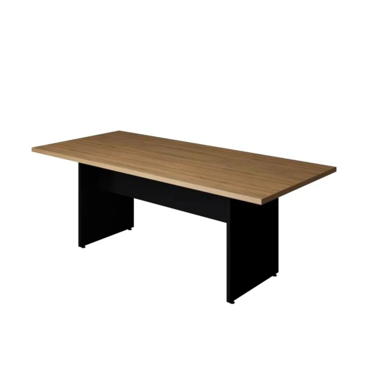 Mesa de Reunião para Escritório Tampo 40mm I Pé Painel - Geeb - Entrega Rápida  - Foto 6