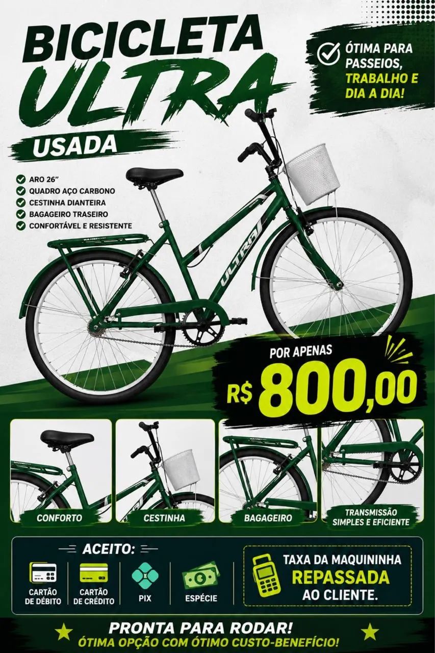 Bike ARO26- Verde