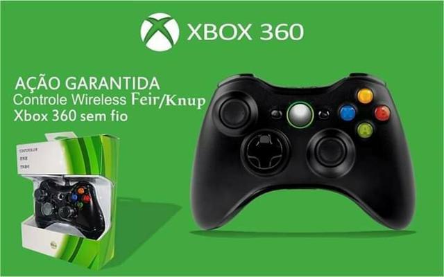 Controle Sem Fio para X-box 360 Knup