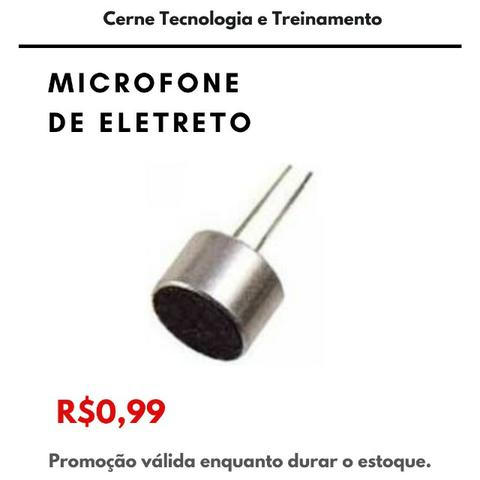 Microfone de Eletreto para Arduino, PIC