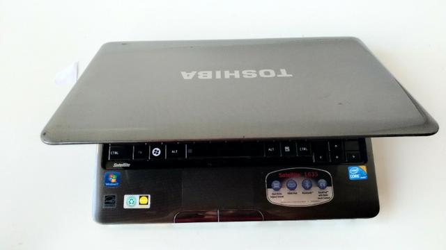 Toshiba i5+4gb+500hd + bateria nova e parcela no credito sem juros - Foto 3