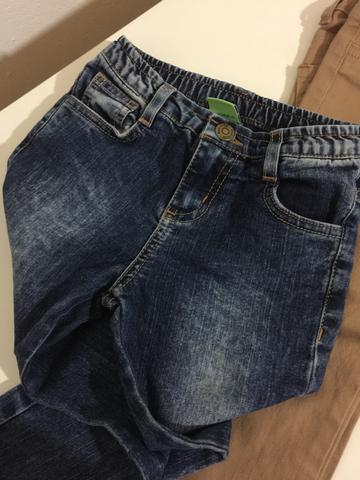 Calças Jeans menino TAM 3 e 4