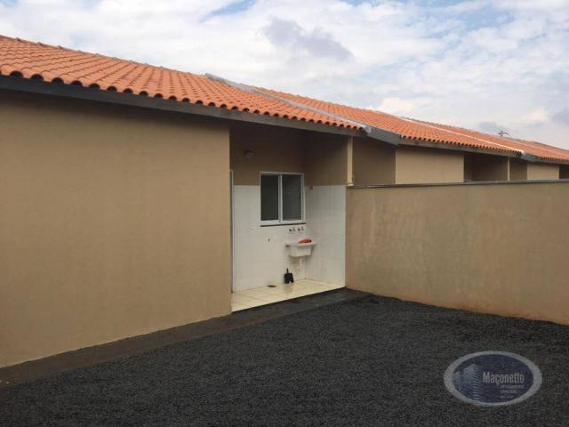 Casa com 2 dormitórios para alugar, 50 m² por r$ 650/mês - jardim maria imaculada i - brod - Foto 11
