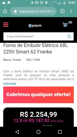 Forno elétrico de embutir Franke em inox - Foto 4