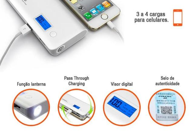 Bateria portátil para celular 1000MAH