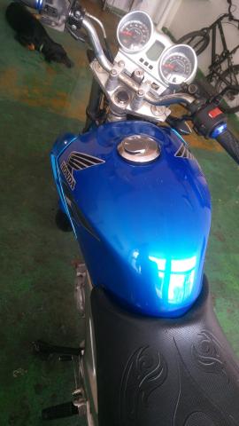 Moto CB Twister azul - Foto 2