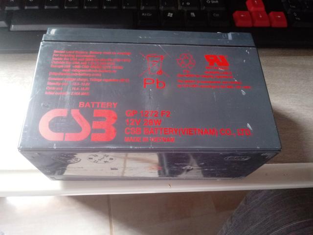 Bateria para Nobreak 12 Volts 7 amperes marca CS3