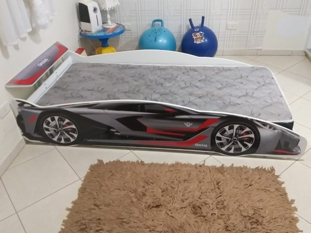 Cama solteiro com colchão