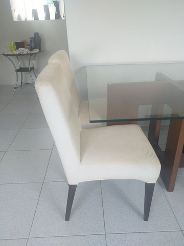 Mesa de vidro + 4 cadeiras - Foto 2