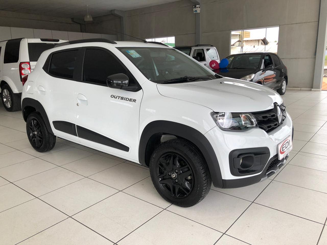 Kwid Outsider 1.0 Flex Mec Completo 2020 Único Dono - Foto 3