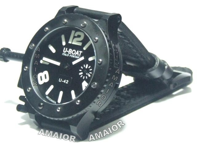 Relogio Uboat U42 Preto Caixa Preta - Foto 3