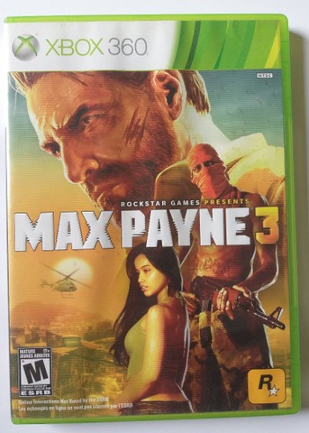 Max Payne 3 Xbox 360 Jogo Original Mídia Física