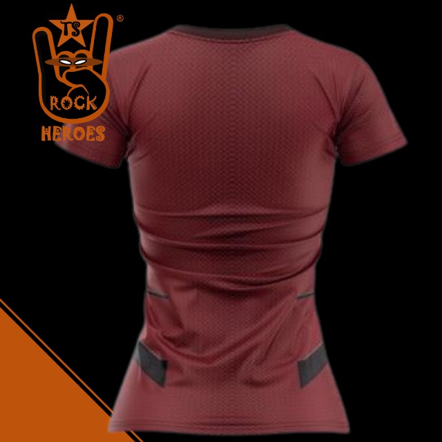 Babylook Feiticeira Escarlate Manga Curta Rashguard Elastano  - Foto 2