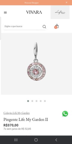 Pulseira em prata Vivara Life - Foto 5