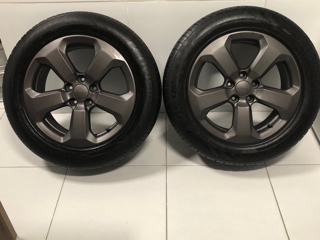 Jogo de Rodas aro 17 Jeep Renegade +Pneus 
