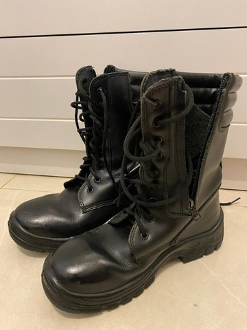 Coturno Militar de Couro - Foto 2