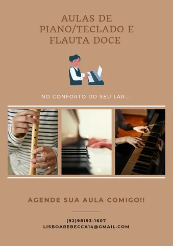 Aulas de Piano com professor experiente Lousado • OLX Portugal