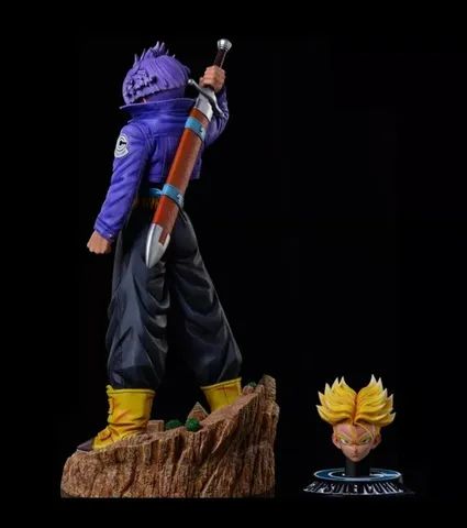 Estátua Dragon Ball Z Trunks Do Futuro Super Saiyajin