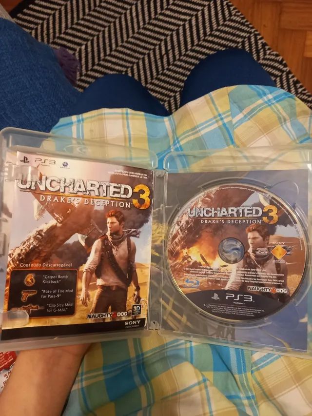 Jogo Uncharted 3: Drake's Deception - PS3 - Foti Play Games