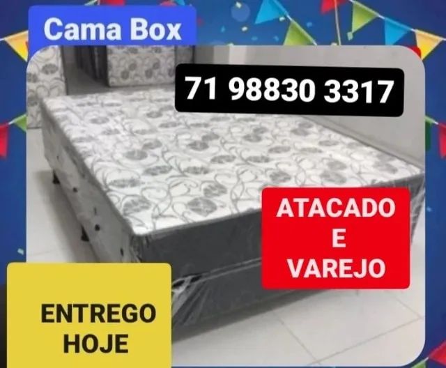 cama box a partir R$238 entrega imediata varios modelos pagamento no ato da entrega