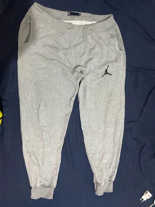 Calça de Moletom Cinza Jordan