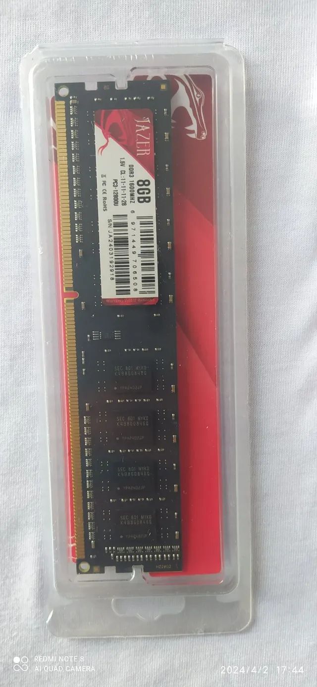 MEMÓRIA DDR3 8G 1600 NOVA - Foto 4