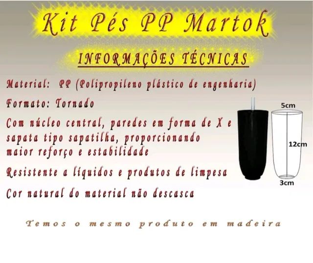Pes de cama , baú,  móveis - Foto 3