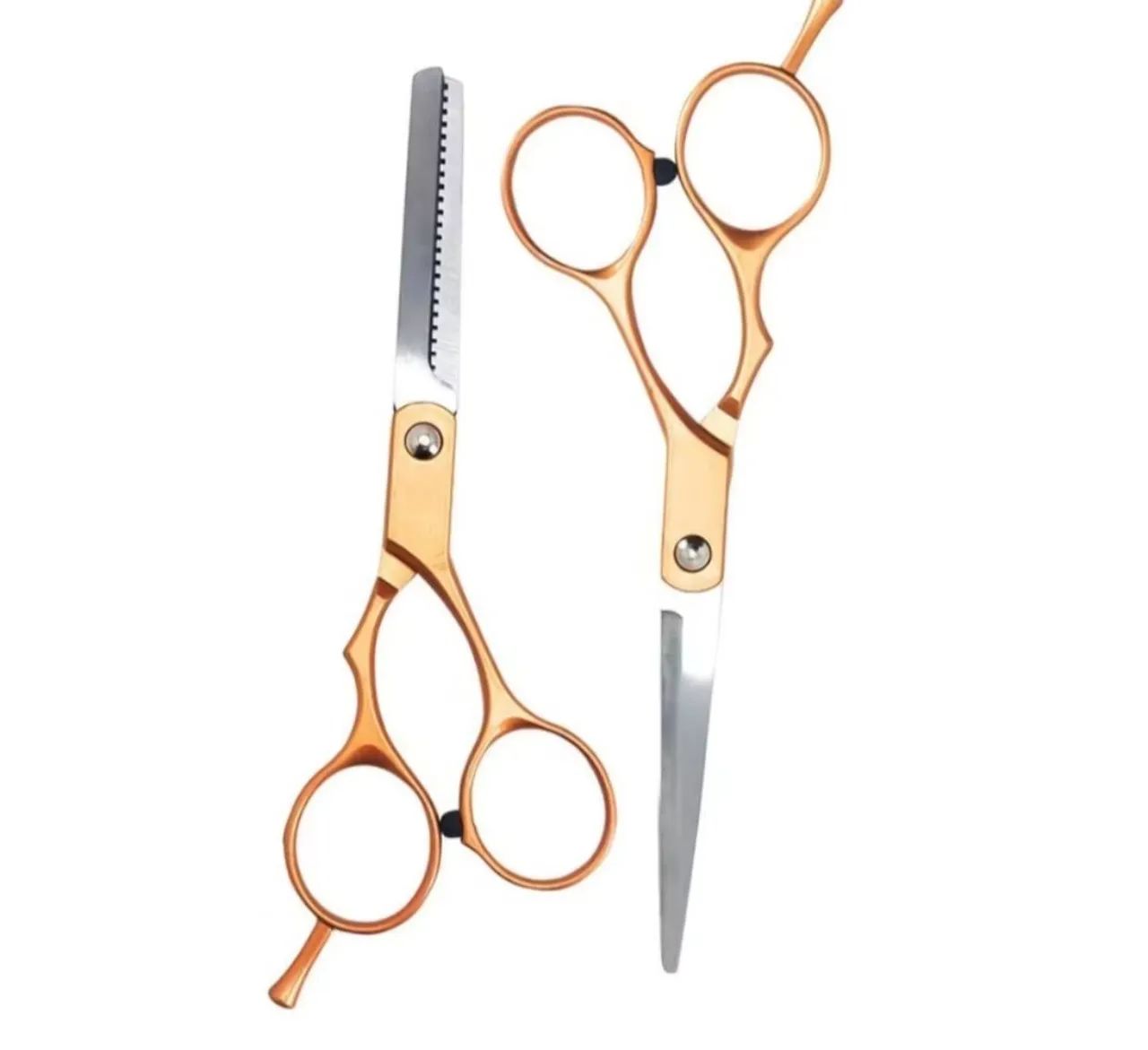 Tesoura de cabelo profissional, 2 peças - entrega rápida - Foto 3