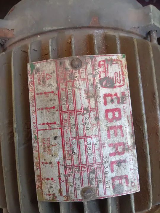 Compressor 10 Pés motor Eberle 2Cv trifásico.R$1250,00 - Foto 2