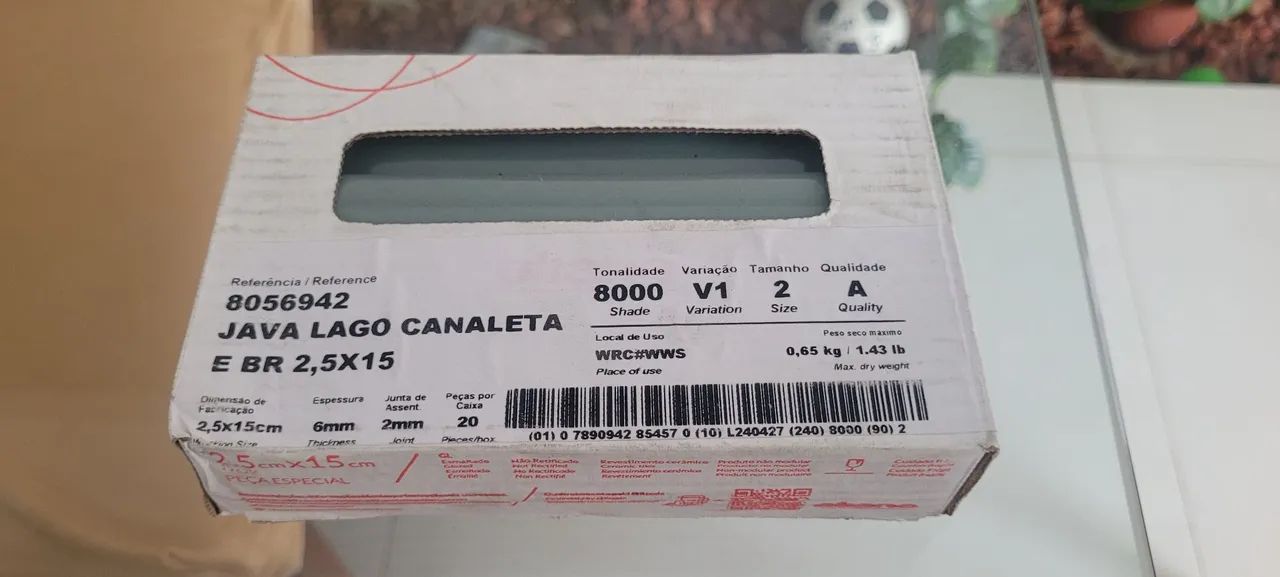 Canaleta Java lago BR 2,5X15