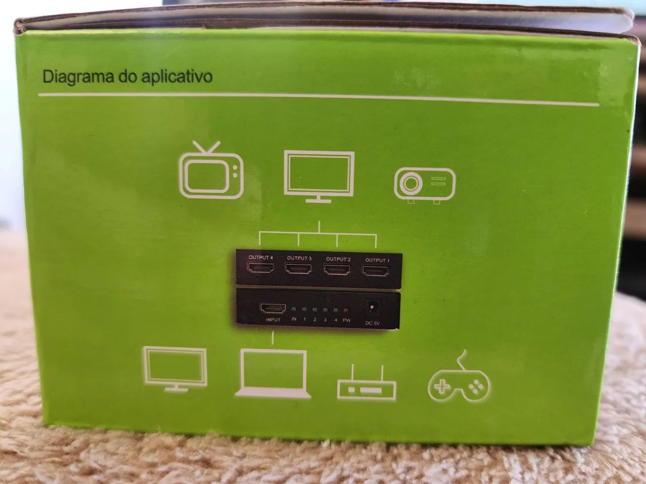 Divisor HDMI 1x4 portas - Foto 3