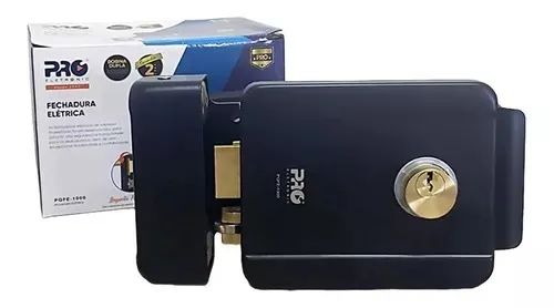 FECHADURA ELETRICA DE SOBREPOR 12V PQFE-1000 Pro Eletronic