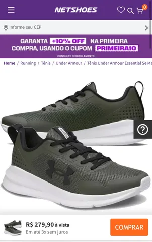 Under Armor Dagger  Tênis Masculino Under Armour Nunca Usado