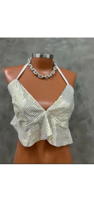 Cropped brilhante 