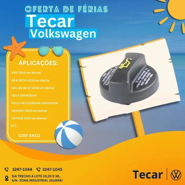 TAMPA DE ÓLEO ORIGINAL VOLKSWAGEN