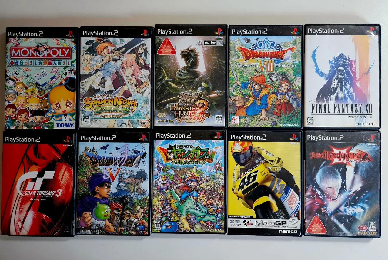 Jogos ps2 originais japonês Playstation 2 - Jogos de Vídeo Game