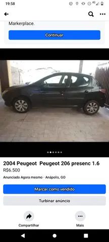 [14/2 21:27] João: Peugeot 206 presenc.1.6