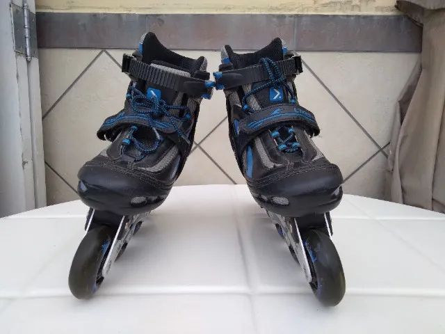 Patins In Line Oxer Aluminum Regulável 32/35 Bra (Usado) - Foto 4
