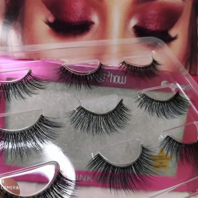 Cilios Postiços 6D New Show 6 Pares Ad1226B  Descrição Do Produto  New Show 6D Mink 6 Pare