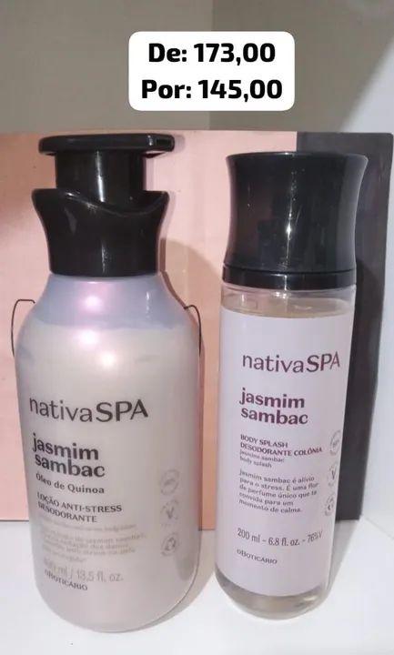 Nativa SPA o boticário jasmim/lilac