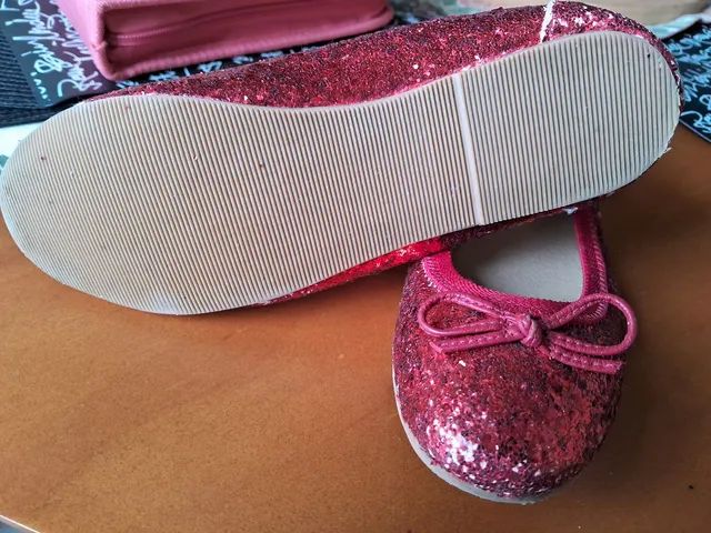 Sapatilha Infantil Glitter Vermelha Tyrol - Tamanho 34 - Foto 2
