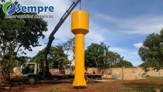 Caixa d'água Metálica Taça Com 10.000 Litros de Capacidade - Foto 3
