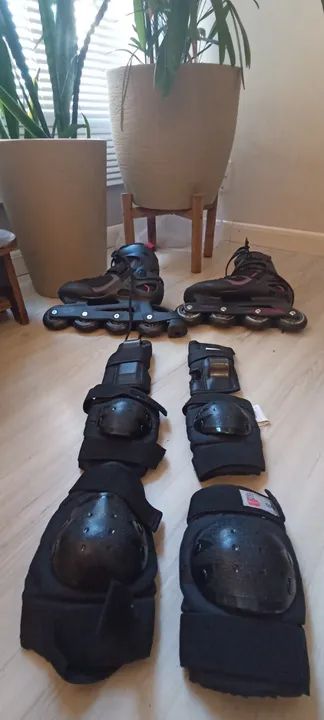 Patins Oxelo + Kit segurança (Estado Novo)