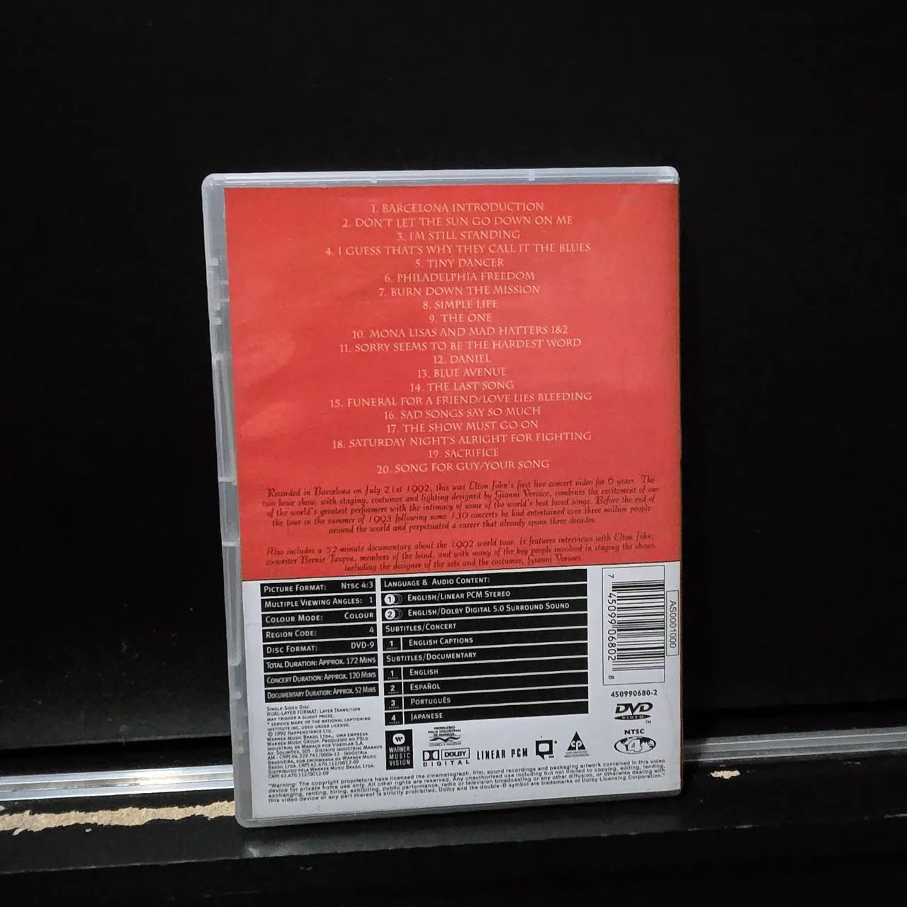 Elton John - Live In Barcelona DVD - Foto 3