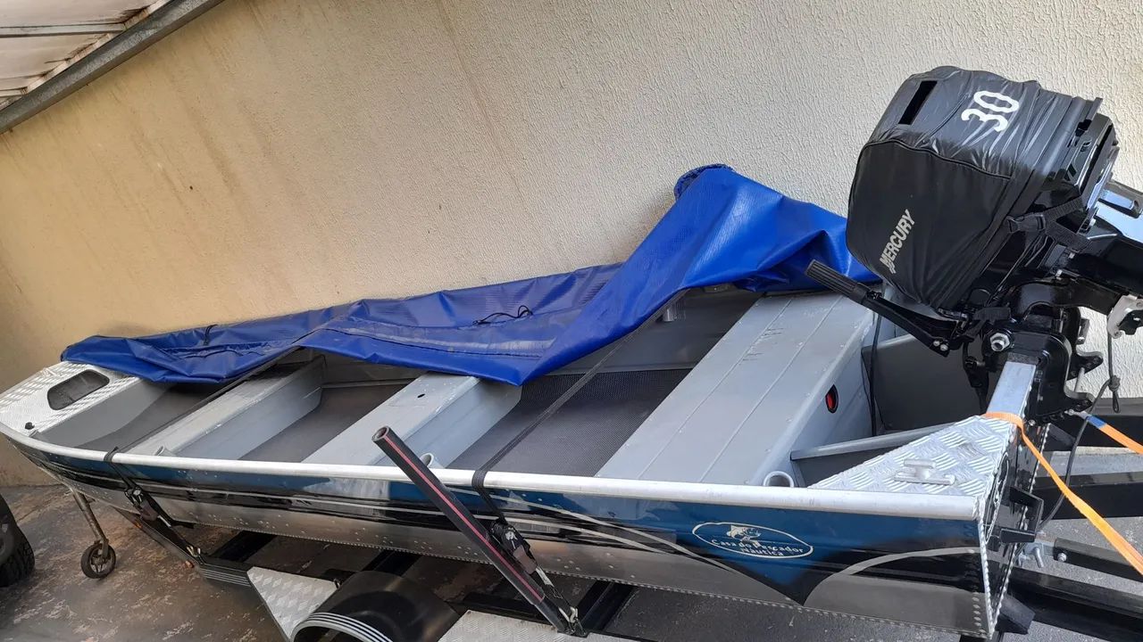 Barco Marreco 55m Mercury 30h berço Bandeirantep - Foto 2