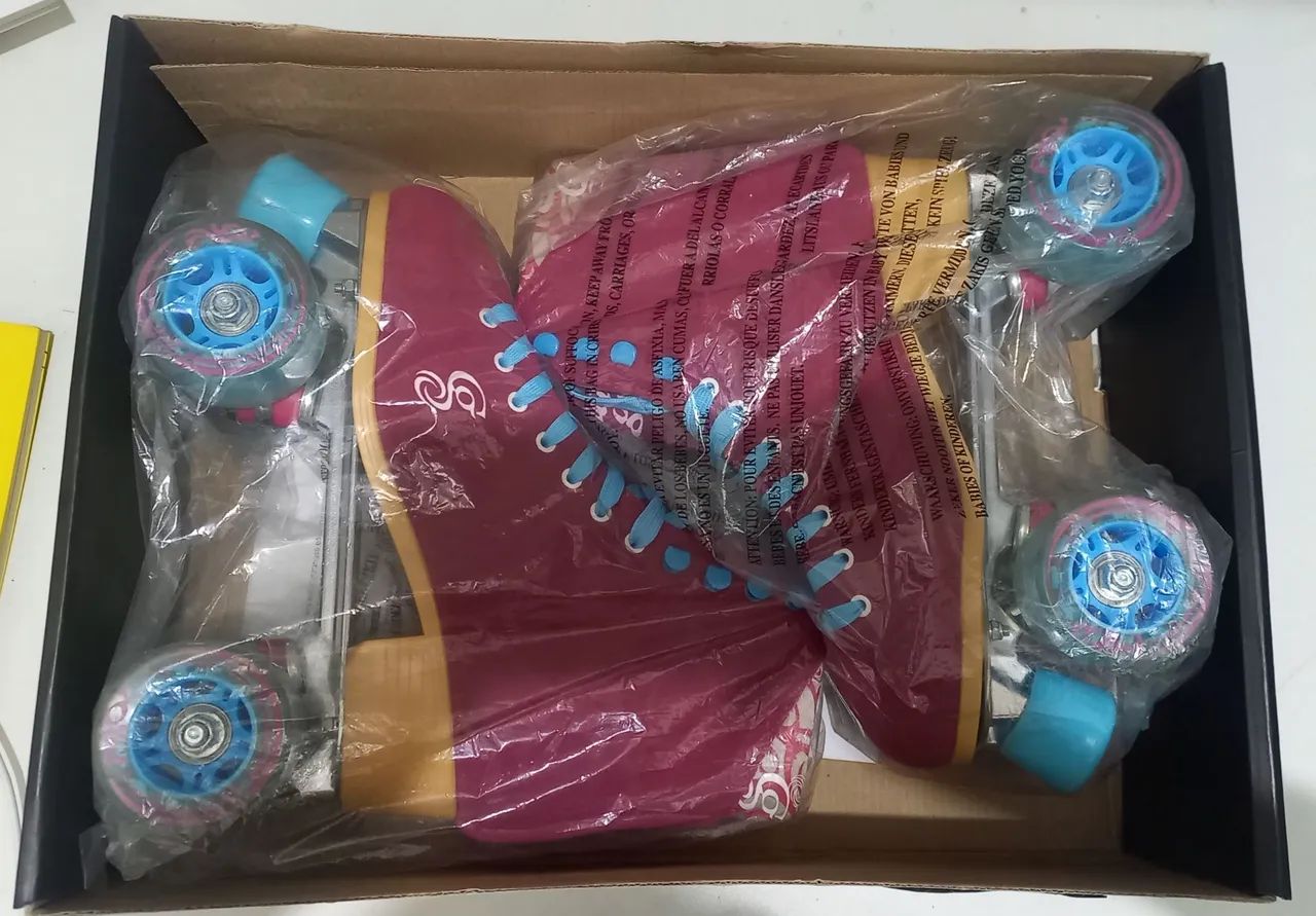 Patins Quatro Rodas Candy Girl - U774Rb C/Mochila (Novo na caixa) - Foto 3