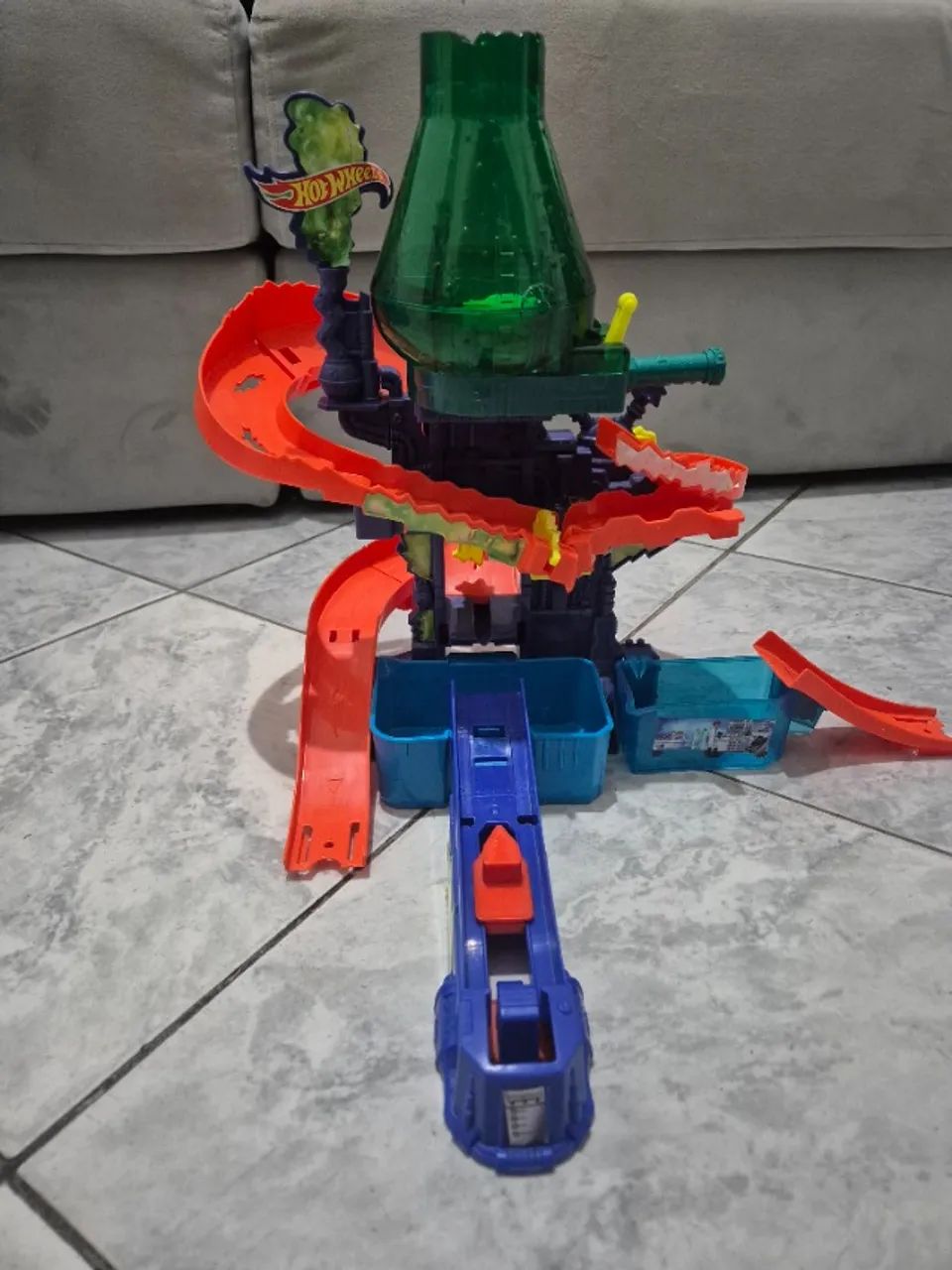 Estação científica hot wheels 