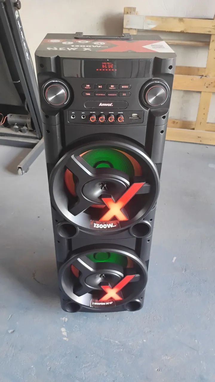 Caixa acústica Amvox 1300W- RMS - Foto 3