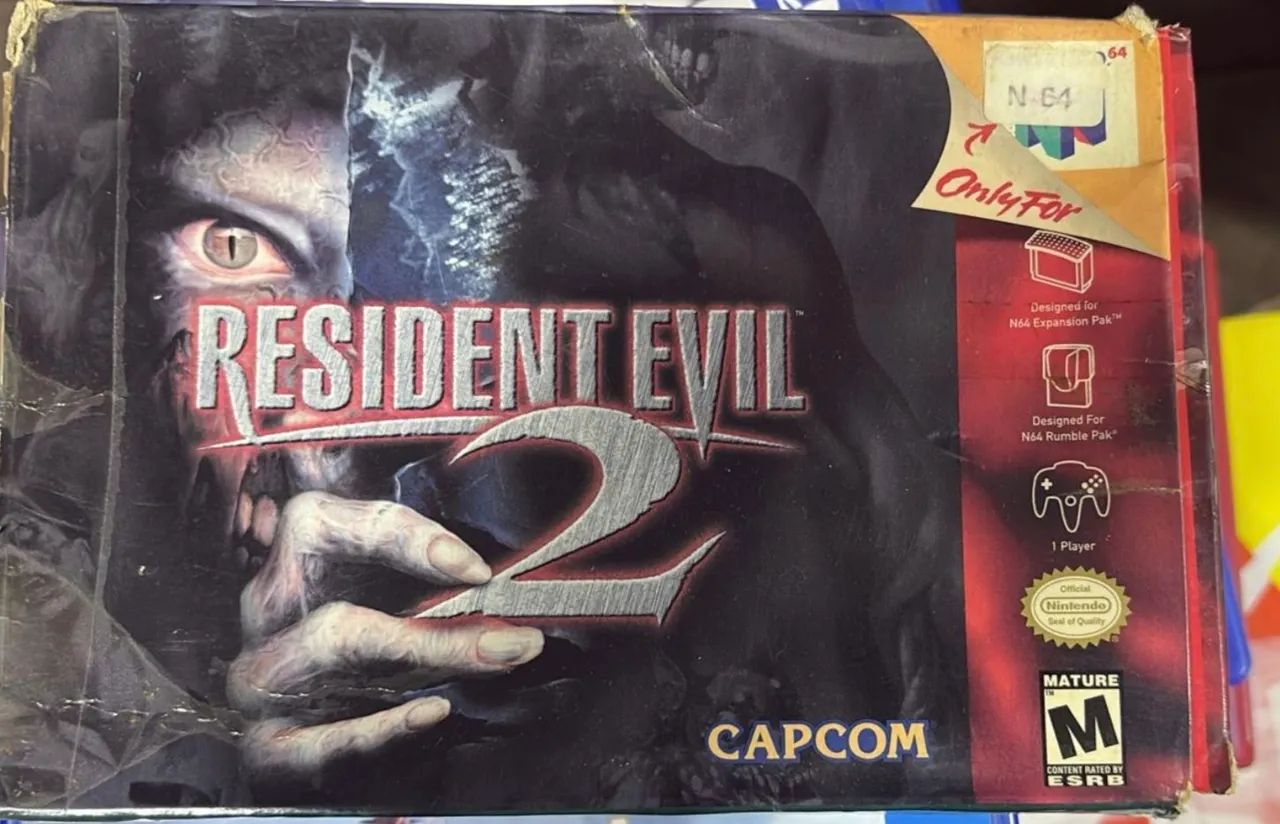 Resident evil 2 com manual e caixa64297978205443120