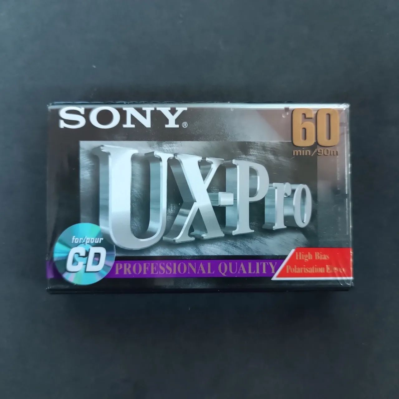 Fita Cassete Sony UX-PRO 60 - Nova!